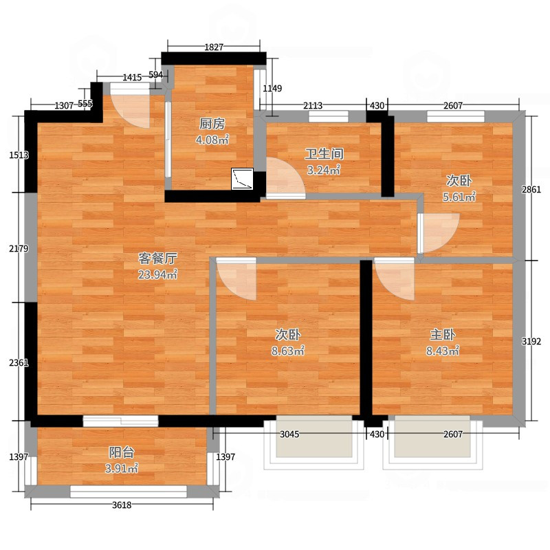 84平米的房子包括哪些功能间？装修成北欧风格二居室好不好？