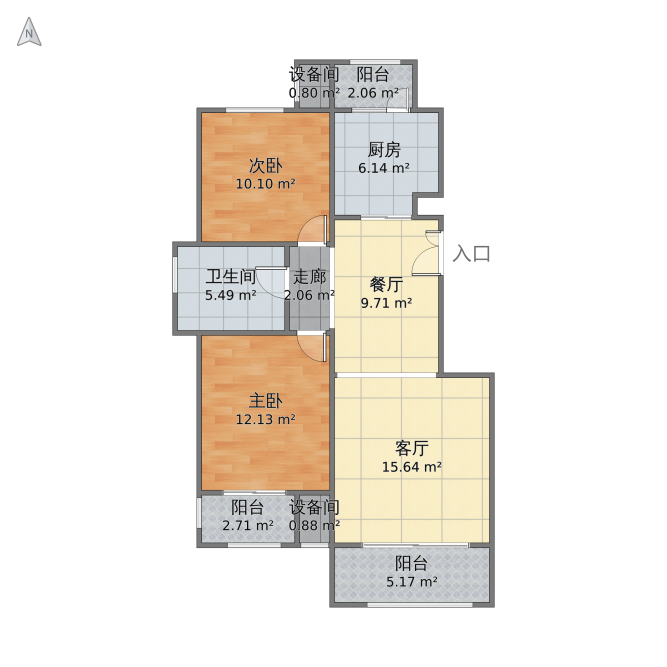 98平米三居室设计说明，65万元装修的现代风格有什么效果？
