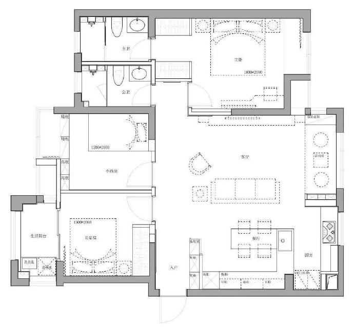 95平米的三居室要怎么装修才出其不意，选择现代风格准没错！
