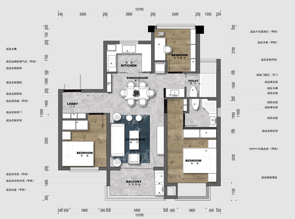 99平米的房子包括哪些功能间？装修成中式风格三居室好不好？