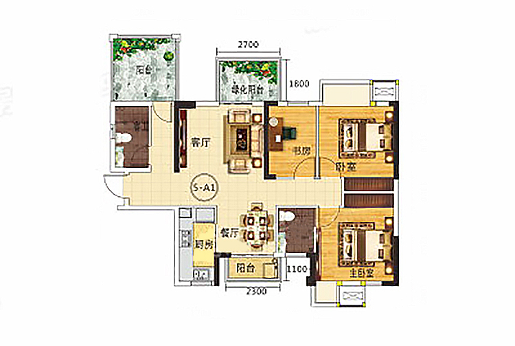 106平米的房子装修多少钱？中式风格三居室设计说明！