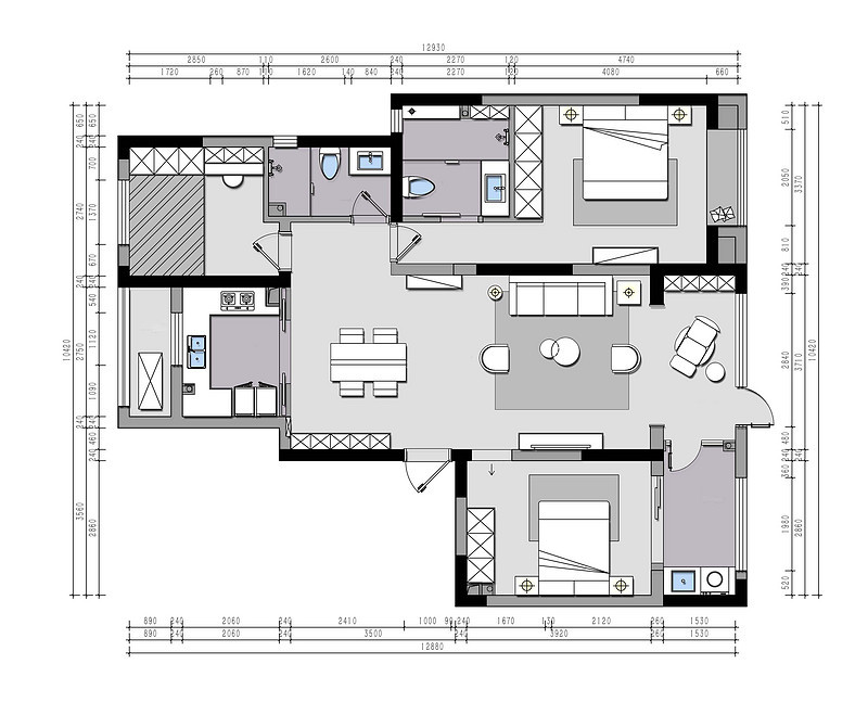 115平米的三居室装修价格是多少？16装修成什么效果？