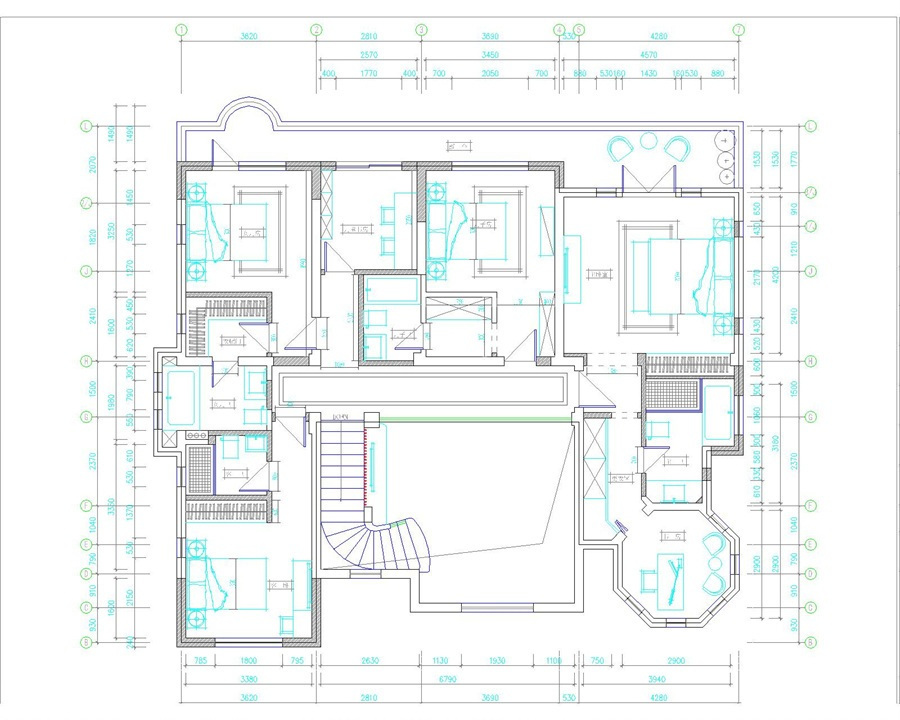 232平米的房子能装修成什么效果？现代风格四居室装修案例！