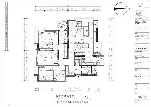 现代风格三居室装修案例，136平米的房子装修多少钱？