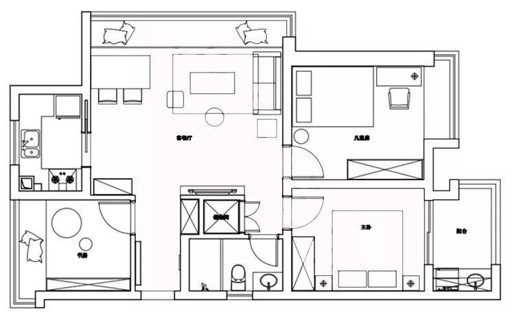 三居室的房子，足足95平米，如果用方式12万元是不是很划算？