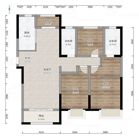 155平米的三居室装修价格是多少？22装修成什么效果？