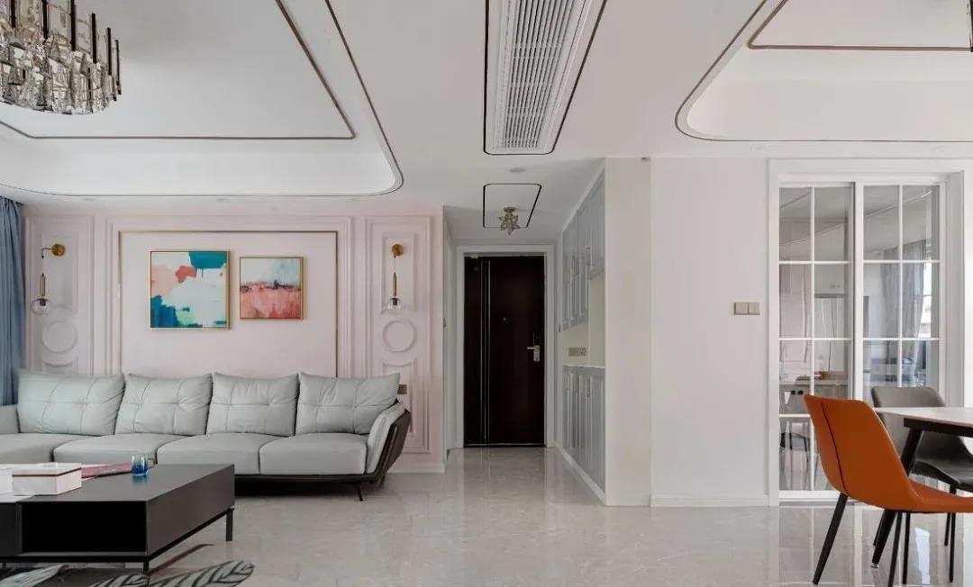 126平米的四居室装修案例欣赏，将现代风融入到现代生活当中。