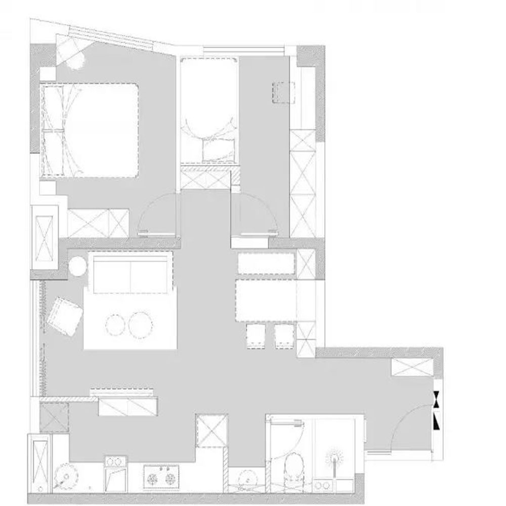 72平米的二居室要怎么装修才出其不意，选择日式风格准没错！