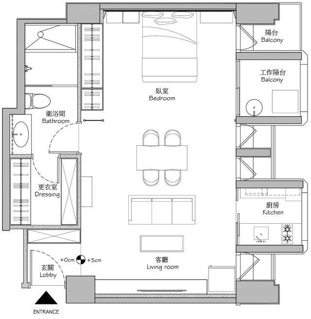 59平米的房子包括哪些功能间？装修成简约风格一居室好不好？