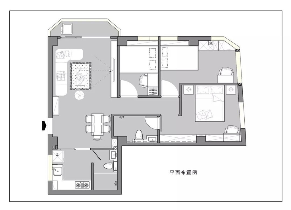 朋友买的89平米二居室，一共才花9万，这现代风格太美了！