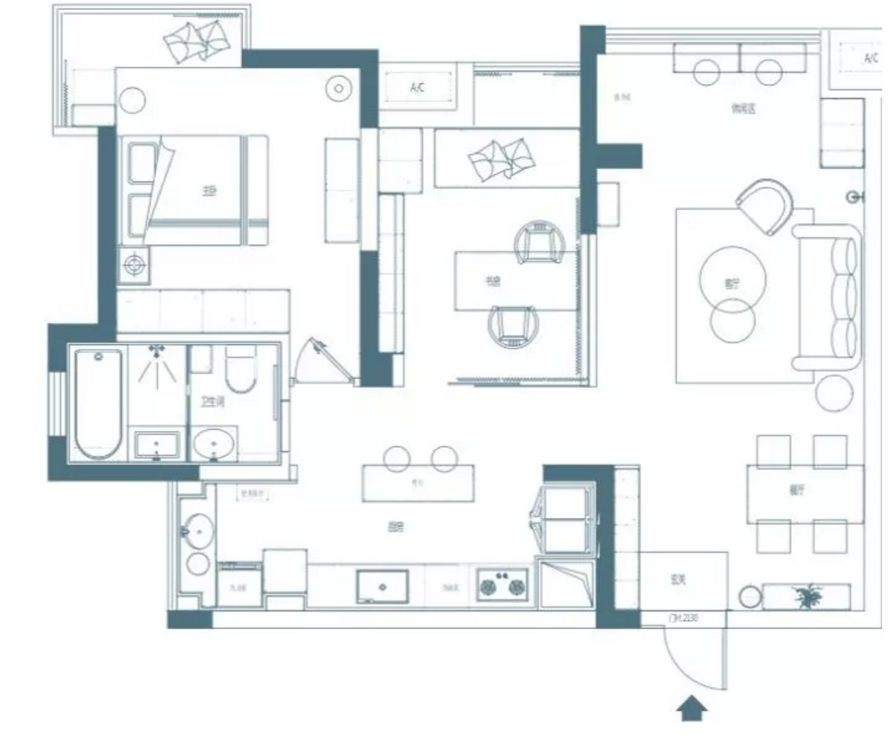 二居室一般多大面积？现代风格装修需要多少钱？