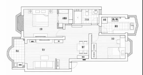 84平米的房子包括哪些功能间？装修成现代风格二居室好不好？
