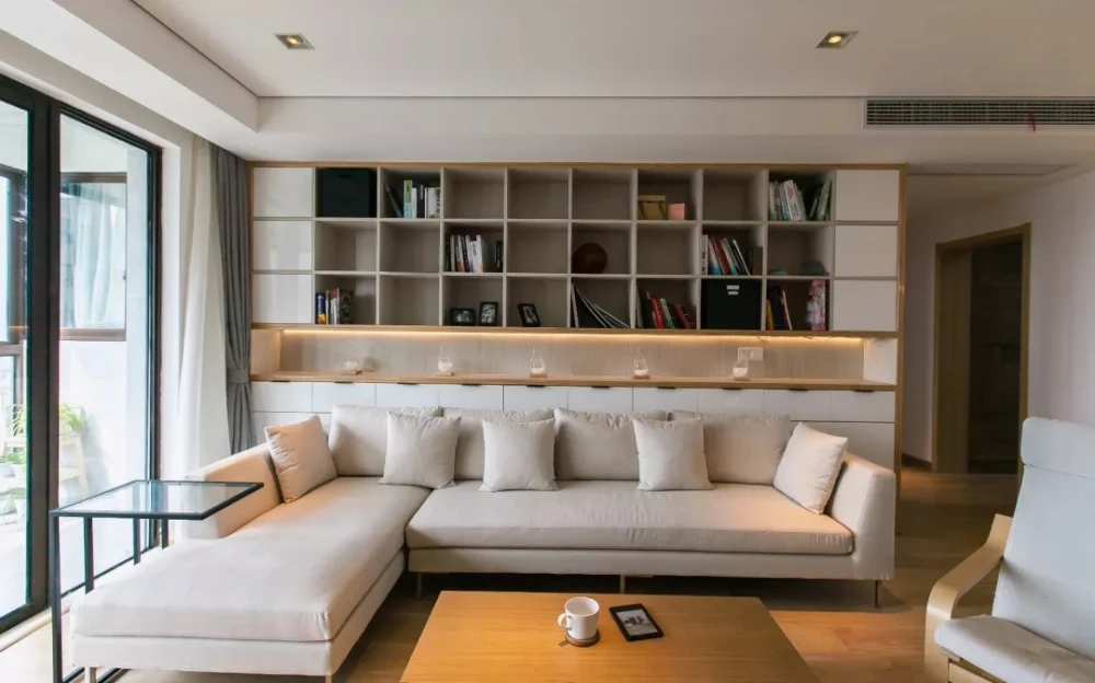 180平米的五居室，质感与时尚并存的极简风装修。