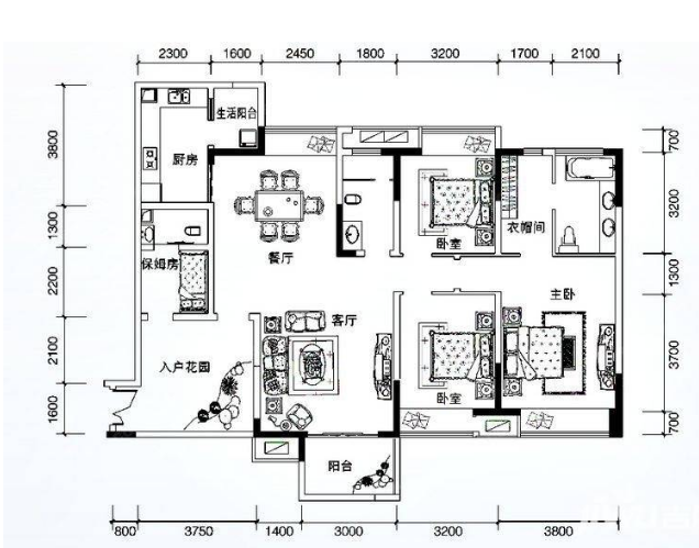 四居室的房子，足足132平米，如果用方式38万元是不是很划算？