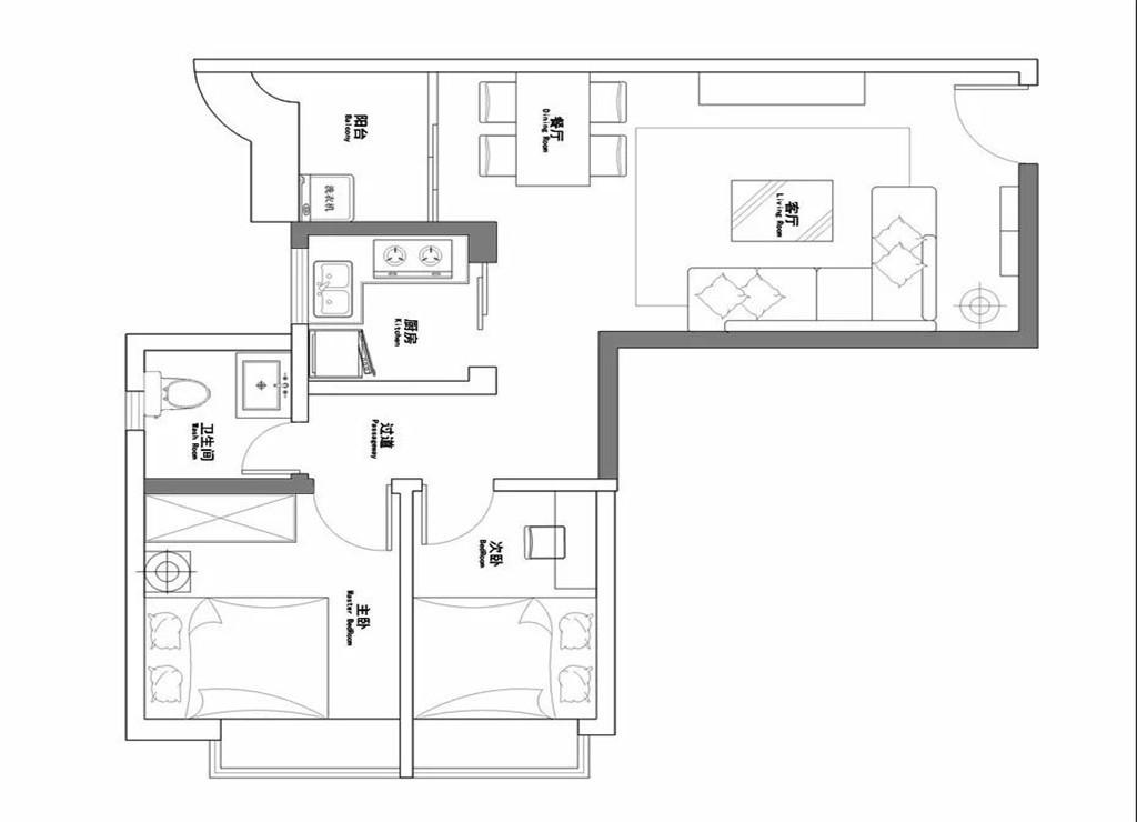 二居室一般多大面积？北欧风格装修需要多少钱？