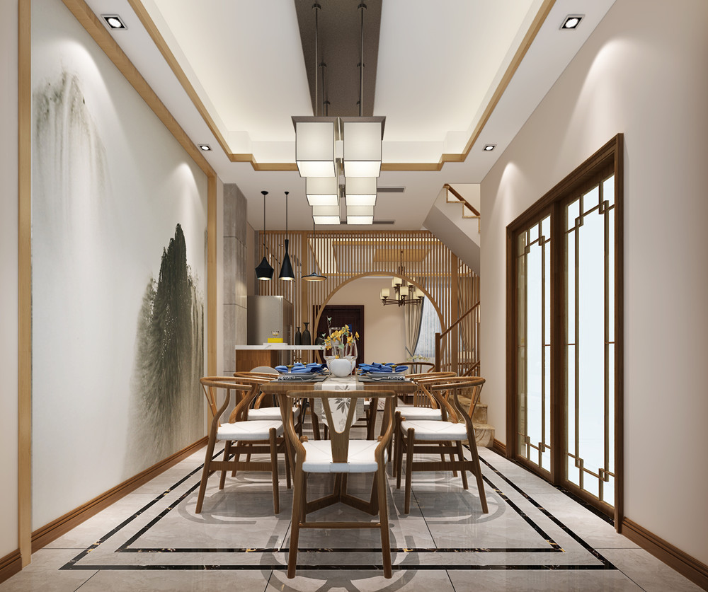 花15万元装修这套150平米的四居室，中式风格，给大家晒晒！