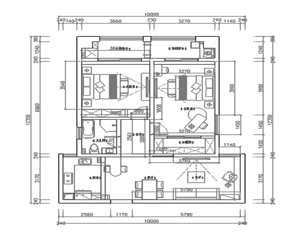 115平米的房子包括哪些功能间？装修成美式风格二居室好不好？