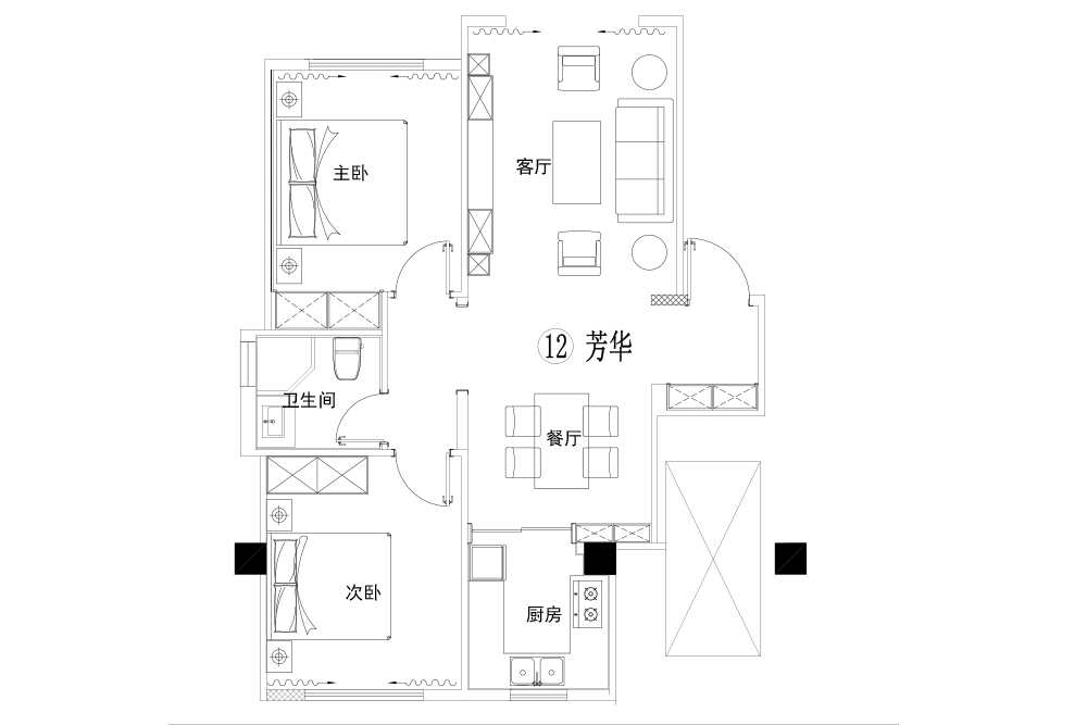 我家85平二居室，中式装修风格，美翻了！