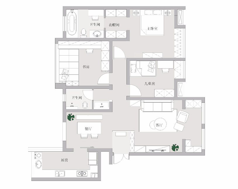 三居室一般多大面积？北欧风格装修需要多少钱？