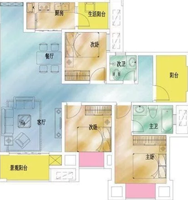 三居室的房子，足足93平米，如果用方式12万元是不是很划算？