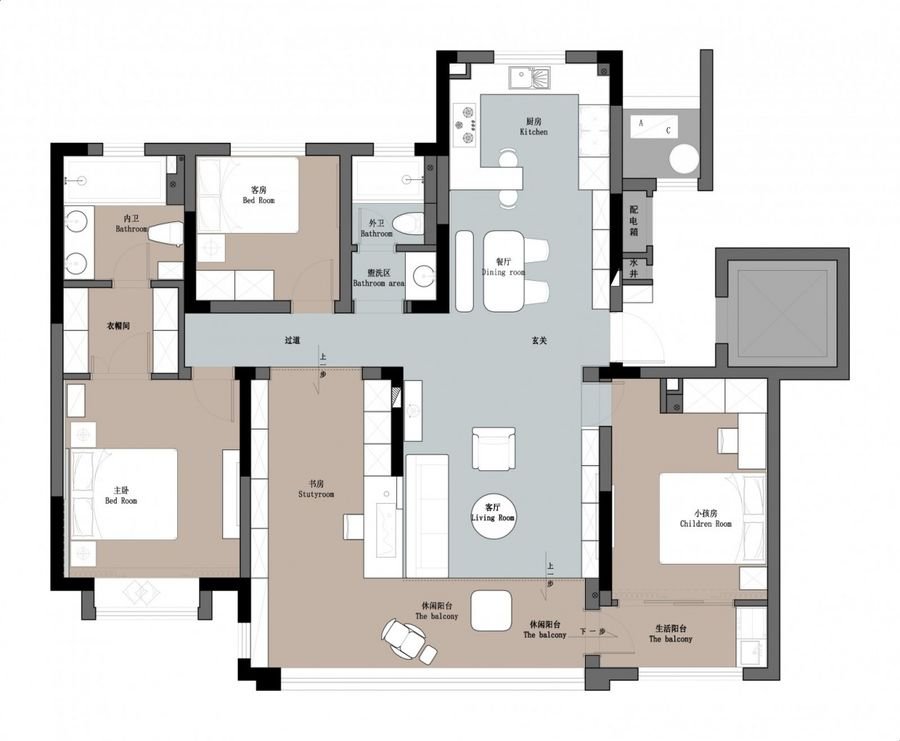 邻居家150平米的四居室，仅仅用了15万元，就完成了装修，如此划算！