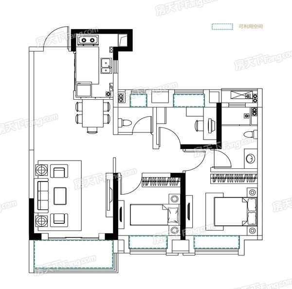 95平米的房子包括哪些功能间？装修成中式风格三居室好不好？