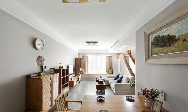 89平米二居室设计说明，17万元装修的日式风格有什么效果？