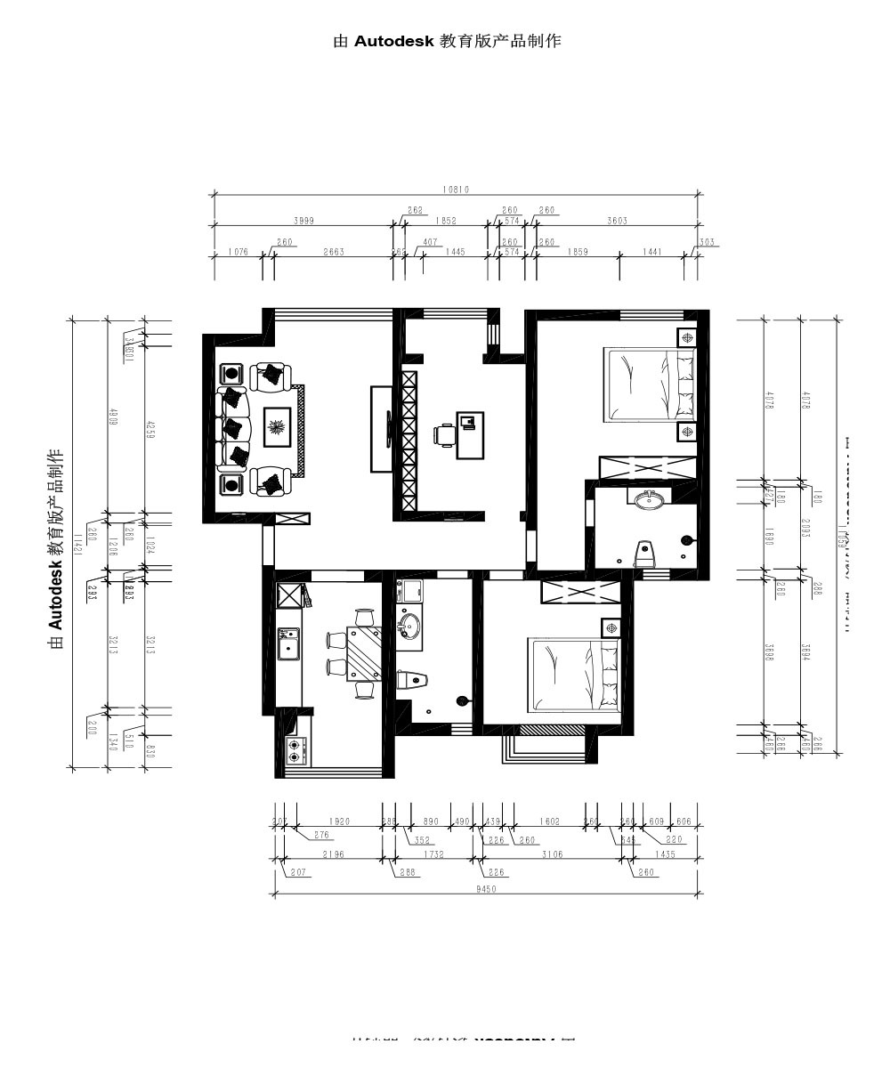 135平米的房子装修多少钱？现代风格三居室设计说明！