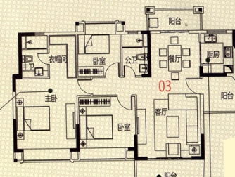 124平米三居室设计说明，13万元装修的简约风格有什么效果？