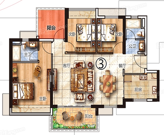 三居室一般多大面积？简约风格装修需要多少钱？