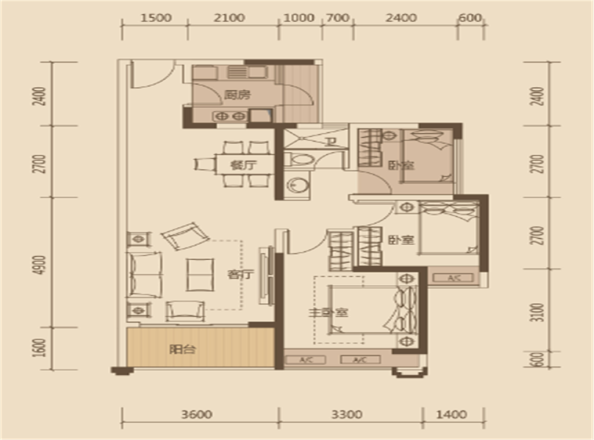 美式风格三居室装修案例，130平米的房子装修多少钱？
