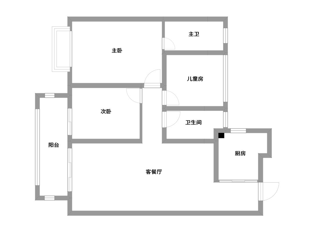 美式风格三居室装修案例，120平米的房子装修多少钱？
