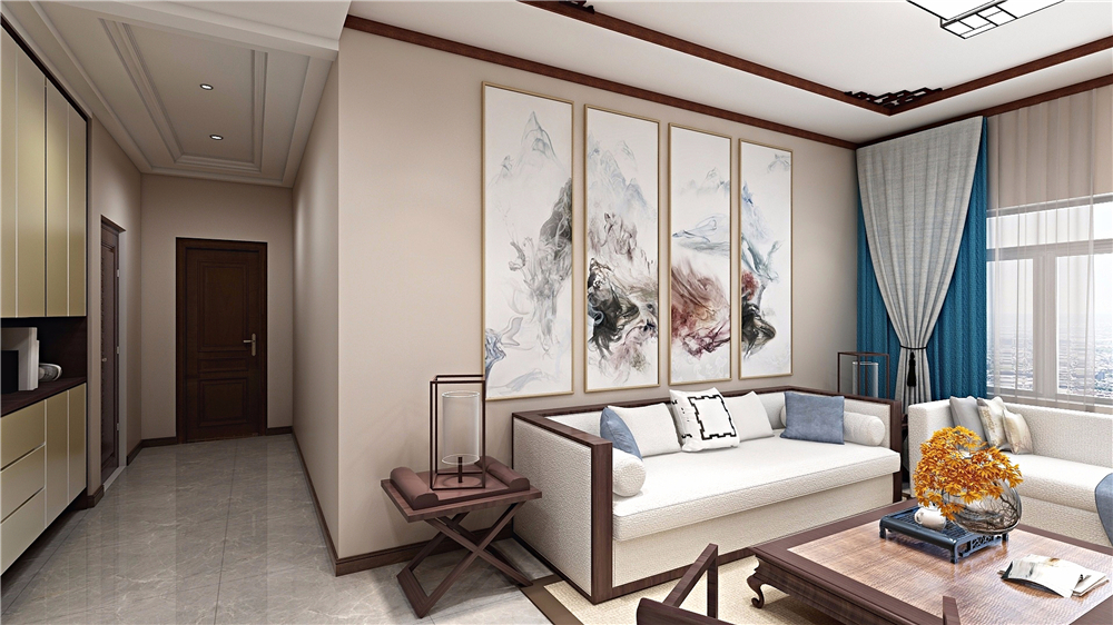 130平米的房子装修只花了15万，新中式风格让人眼前一亮！