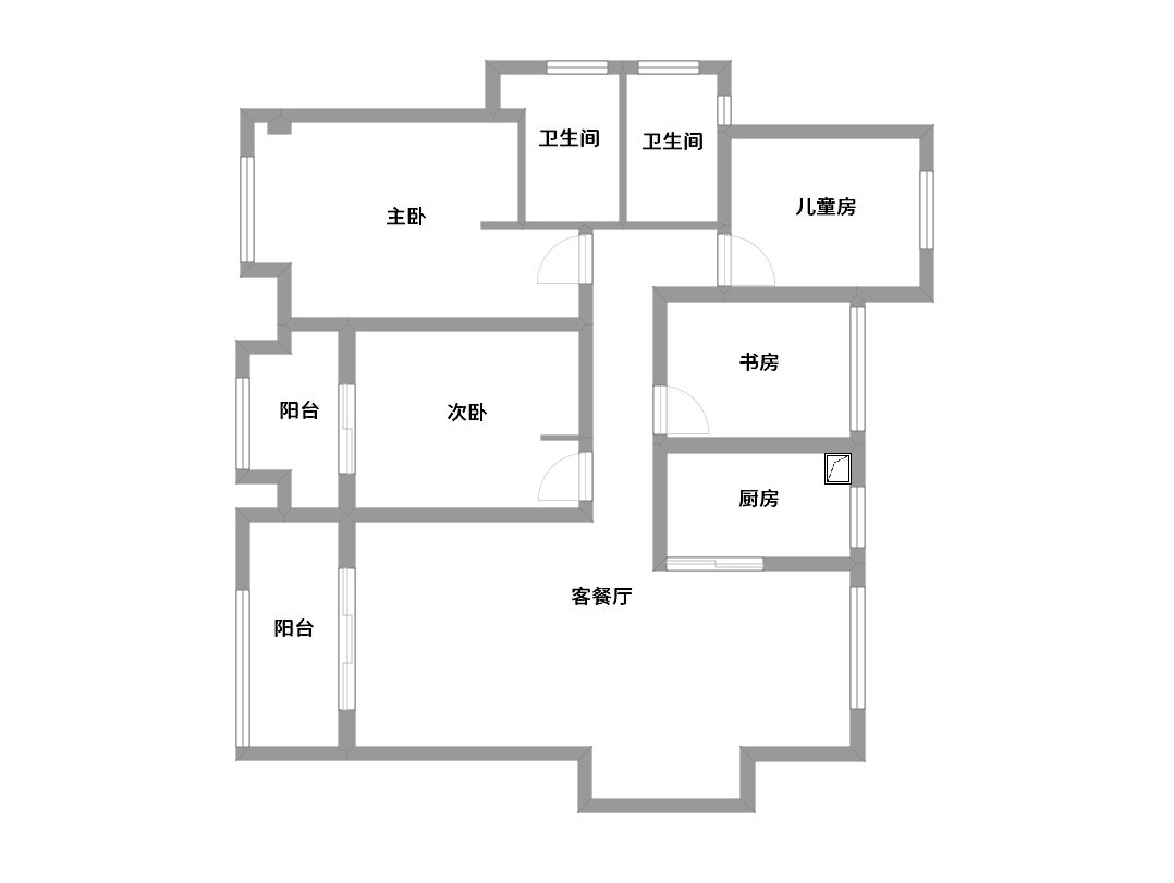 太不敢相信了135平四居室，花了27万，还是中式风格！