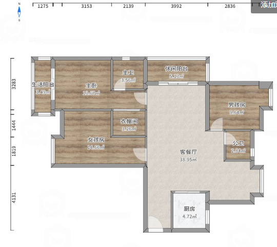 三居室的房子，足足108平米，如果用方式13万元是不是很划算？