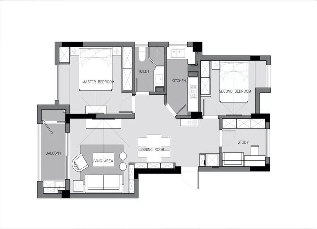 89平米的二居室要怎么装修才出其不意，选择美式风格准没错！