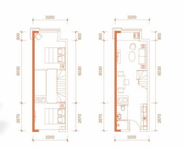 龙光玖珑郡40㎡公寓，现代港式风格双钥匙设计