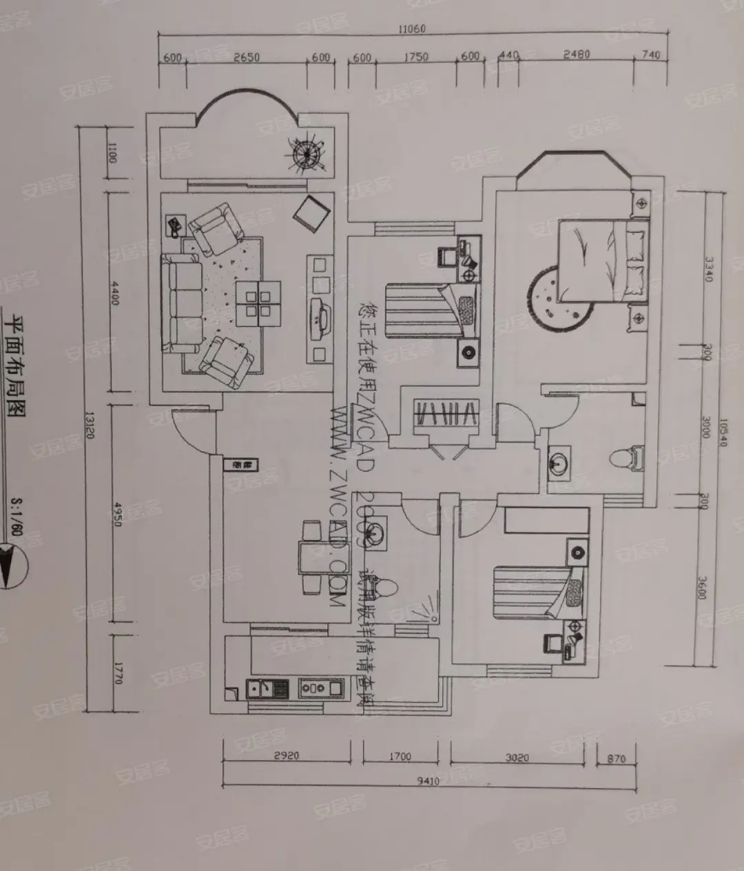 泰地金水湾户型图片