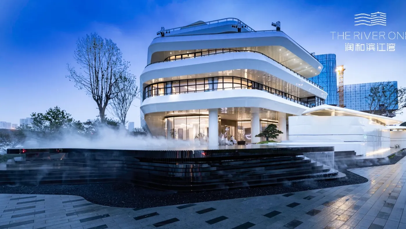 滨江c位大平层豪宅-润和滨江湾,直播看房,买房-房天下楼盘直播