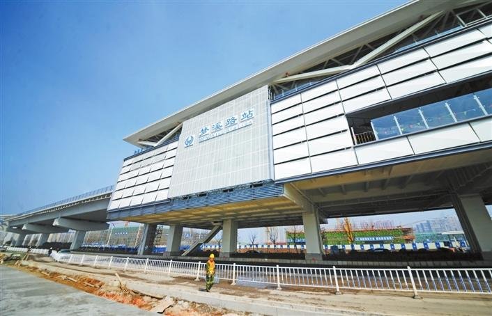 探访芜湖轻轨2号线：梦溪路站下月建成 火车站段地下结构已现