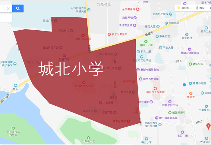 丽水市区学区划分图来了，你家哪个学区一目了然