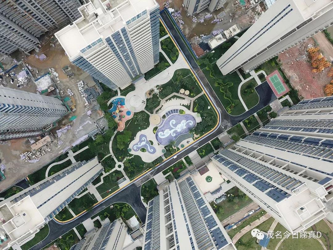 茂名官渡公园&三大楼盘航拍，高凉北路、西粤北路即将建成！