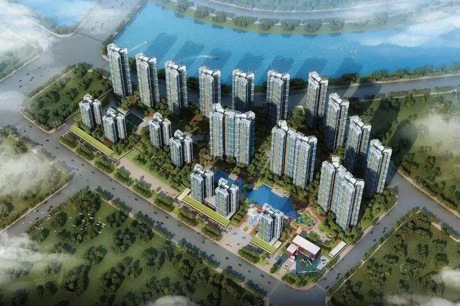 【组图】实景航拍!开平骏景湾·星誉新的工程进度出炉!