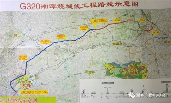 岳阳g240西环线城区段图片