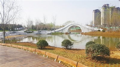 漯河小南湖湿地公园 预计“五一”开园