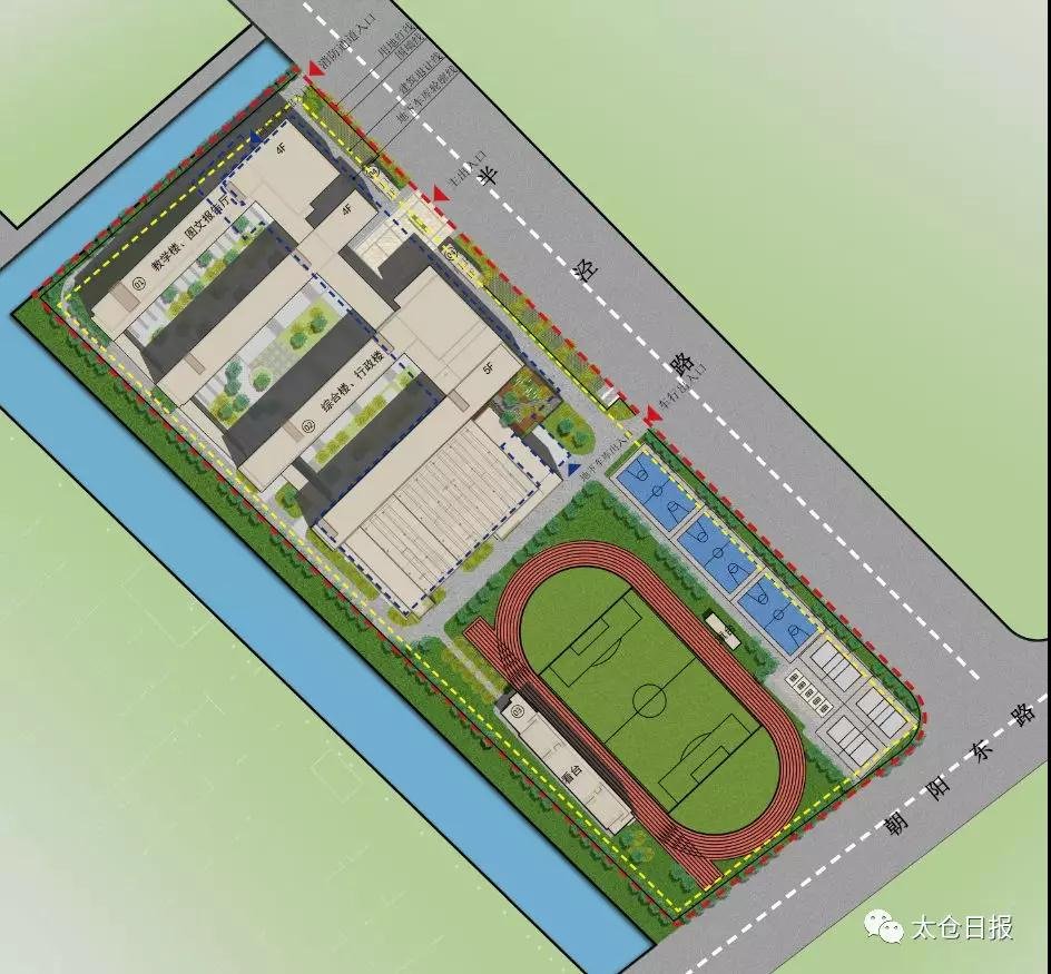 新区中心小学开工啦！预计2021年秋季投入使用