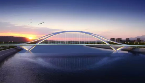 科技城涪江大桥桥型图片