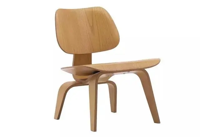 模塑胶合板的技术,以创造具有复合曲线的薄壳,lcm休闲椅由eames构思