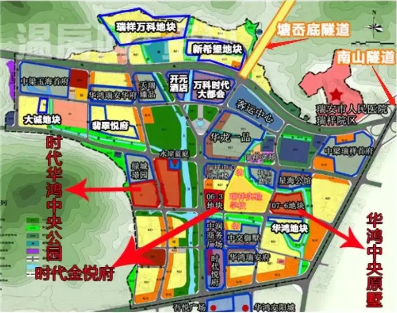 瑞安市瑞祥新区地图图片