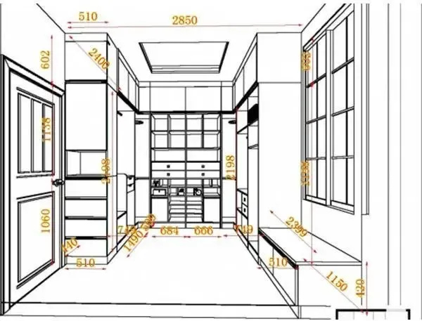 新房要装衣柜了央求设计师闺蜜给我设计了多款衣柜尺寸设计图